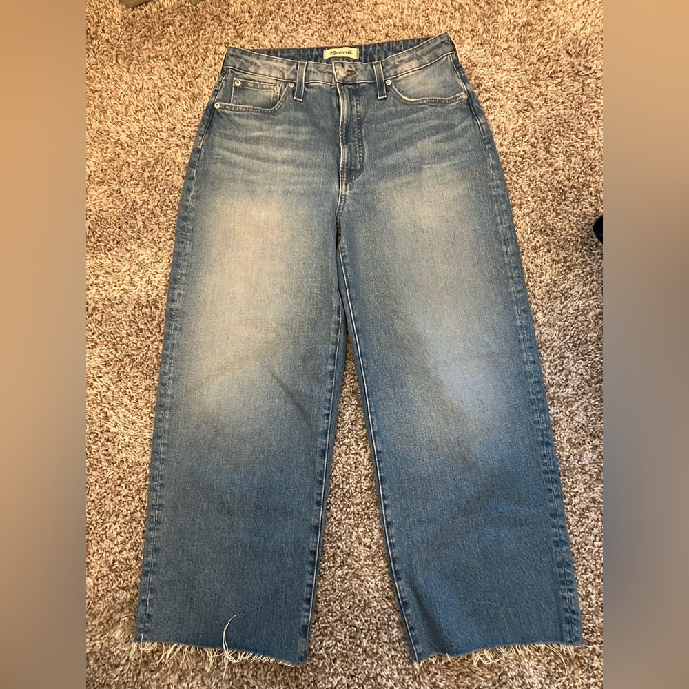 Madewell The Curvy Perfect Vintage Wide Leg Crop Jean
